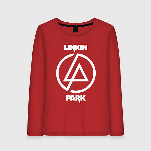 Женский лонгслив Linkin Park logo / Красный – фото 1