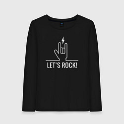 Женский лонгслив Lets rock energy