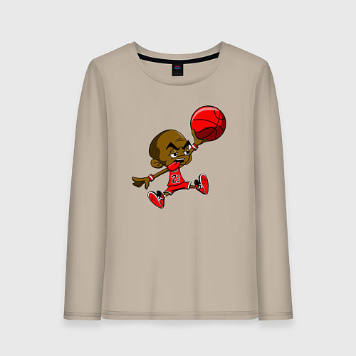 Женский лонгслив Baby Jordan / Миндальный – фото 1