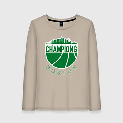 Женский лонгслив Boston champions