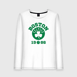 Лонгслив хлопковый женский Boston Celtics 1986, цвет: белый