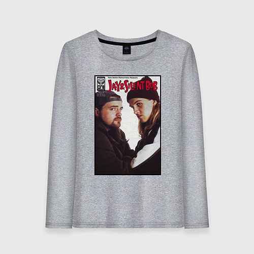 Женский лонгслив Jay and Silent Bob / Меланж – фото 1
