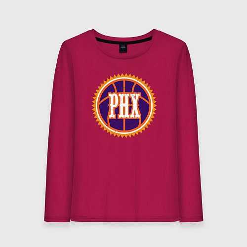 Женский лонгслив Phx basketball / Маджента – фото 1