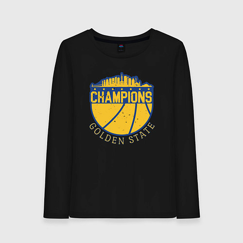 Женский лонгслив Champions Golden State / Черный – фото 1