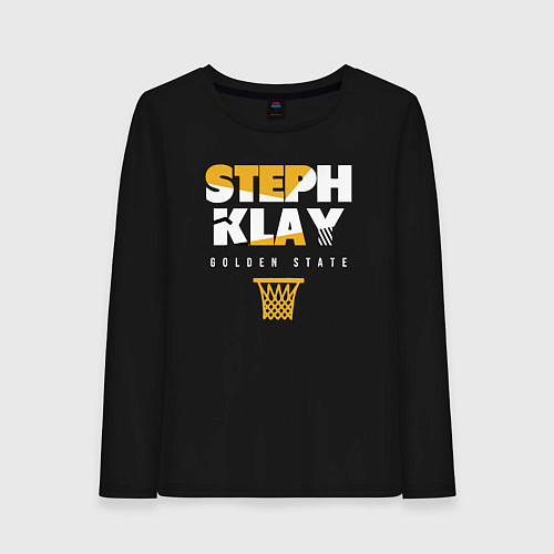 Женский лонгслив Steph and Klay / Черный – фото 1