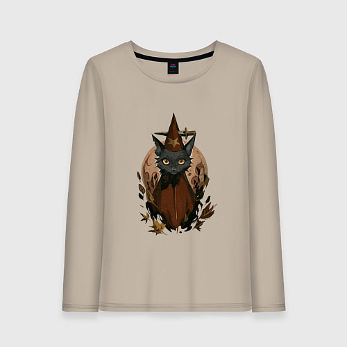 Женский лонгслив Мэй Боровски в костюме / Миндальный – фото 1