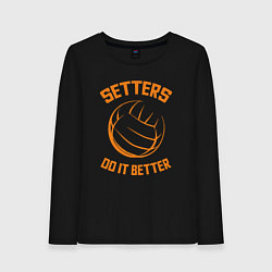 Женский лонгслив Setters do it better