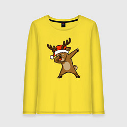 Женский лонгслив Dabbing deer