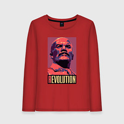 Женский лонгслив Lenin revolution