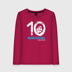 Женский лонгслив Maradona 10