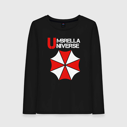 Женский лонгслив Umbrella Niverse / Черный – фото 1