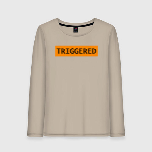 Женский лонгслив Triggered / Миндальный – фото 1