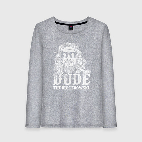 Женский лонгслив Чувак / Меланж – фото 1