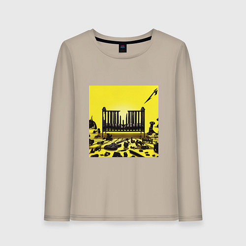 Женский лонгслив Metallica 72 Seasons / Миндальный – фото 1