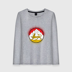 Женский лонгслив Герб Осетии