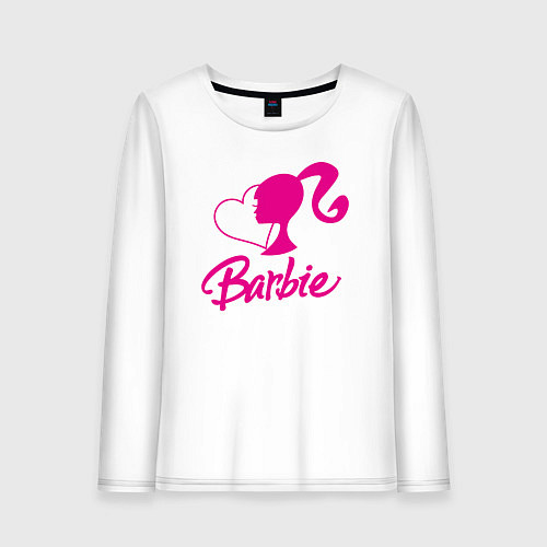 Женский лонгслив Barbie heart / Белый – фото 1
