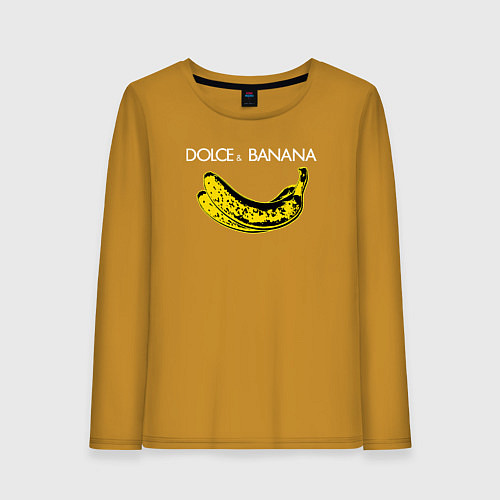 Женский лонгслив Dolce Banana / Горчичный – фото 1