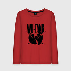 Лонгслив хлопковый женский Wu tang catana, цвет: красный