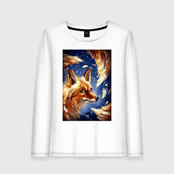 Женский лонгслив Лисий хвост плутовки