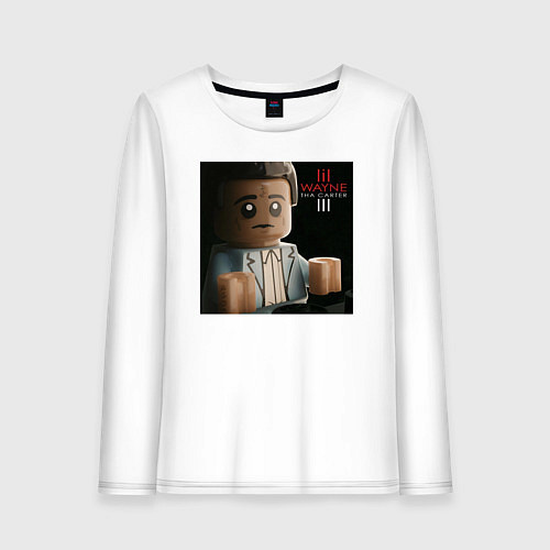 Женский лонгслив Feel like dying / Белый – фото 1