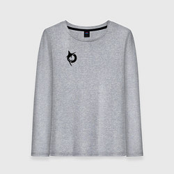 Лонгслив хлопковый женский Todak, цвет: меланж