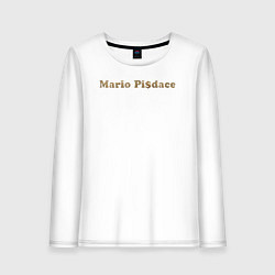 Лонгслив хлопковый женский Mario Pisdace, цвет: белый
