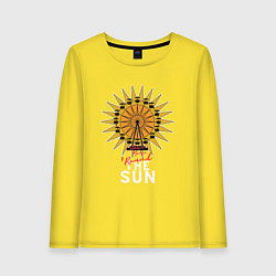 Женский лонгслив Once more round the Sun