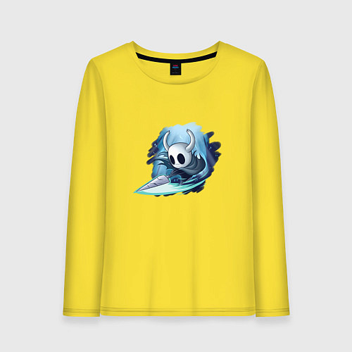 Женский лонгслив Полый рыцарь атакует / Желтый – фото 1