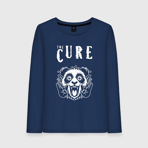 Женский лонгслив The Cure rock panda / Тёмно-синий – фото 1