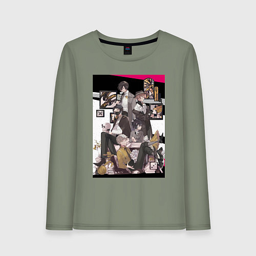 Женский лонгслив Великий из бродячих псов / Авокадо – фото 1