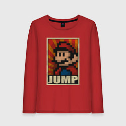 Женский лонгслив Jump Mario