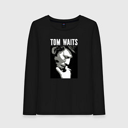 Женский лонгслив Tom Waits in abstract graphics