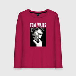 Женский лонгслив Tom Waits in abstract graphics