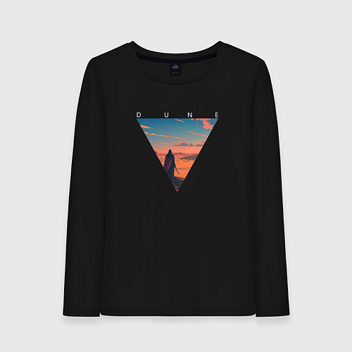 Женский лонгслив Dune - Desert / Черный – фото 1
