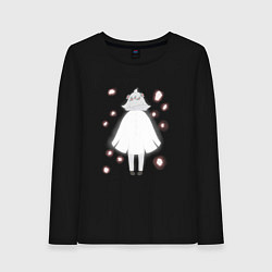 Лонгслив хлопковый женский White skykid, цвет: черный