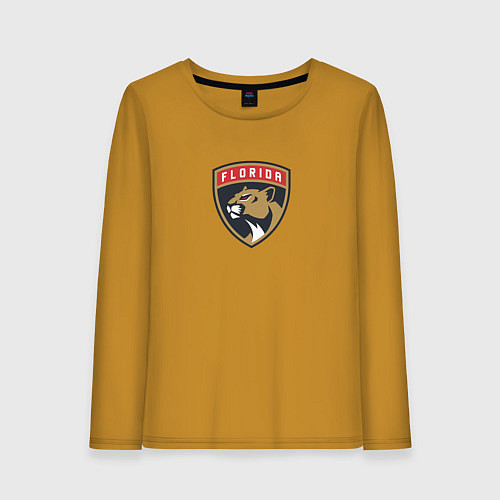Женский лонгслив Florida Panthers NHL / Горчичный – фото 1