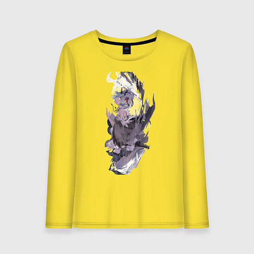 Женский лонгслив Re:Zero Рем горничная / Желтый – фото 1