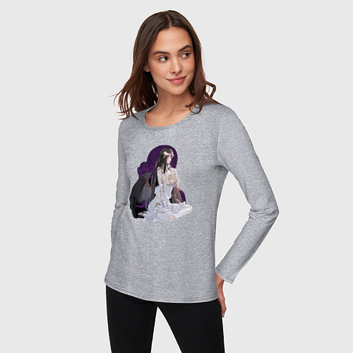 Женский лонгслив Повелитель Альбедо / Меланж – фото 3