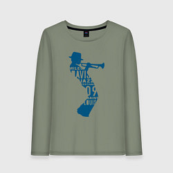 Женский лонгслив Miles Davis jazz