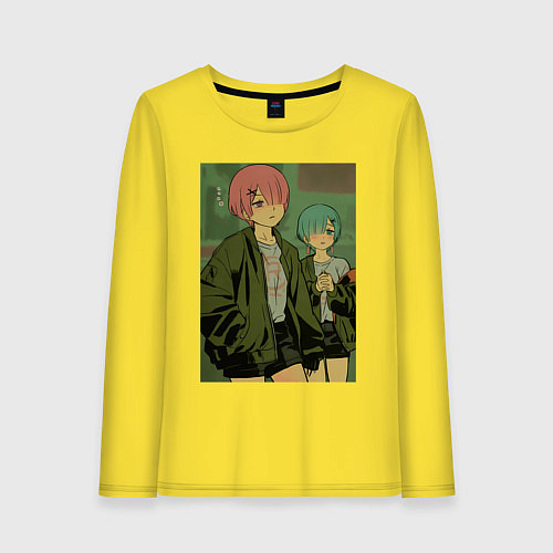 Женский лонгслив Рам Рем / Желтый – фото 1