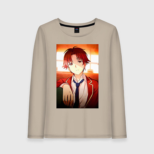 Женский лонгслив Киётака Аянокоджи / Миндальный – фото 1