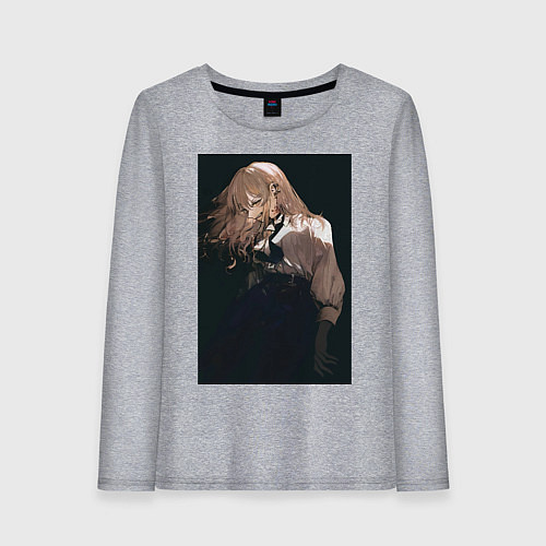 Женский лонгслив Ведьма и чудовище Гидо / Меланж – фото 1