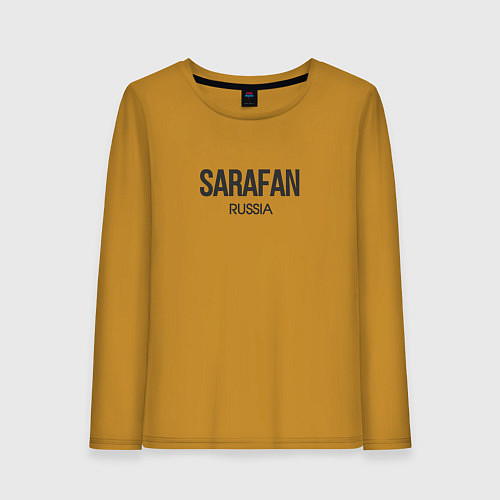 Женский лонгслив Sarafan / Горчичный – фото 1