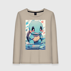 Женский лонгслив Покемон Сквиртл