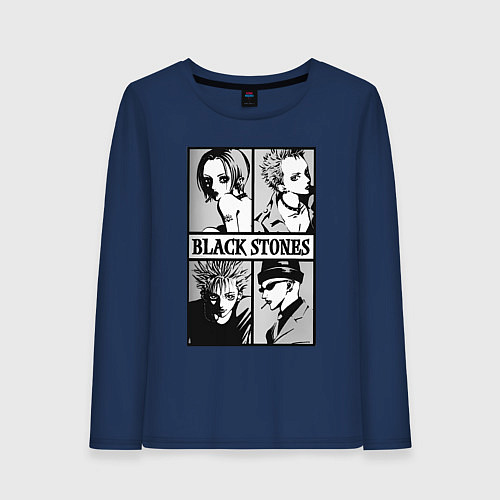 Женский лонгслив Нана Осаки / Тёмно-синий – фото 1