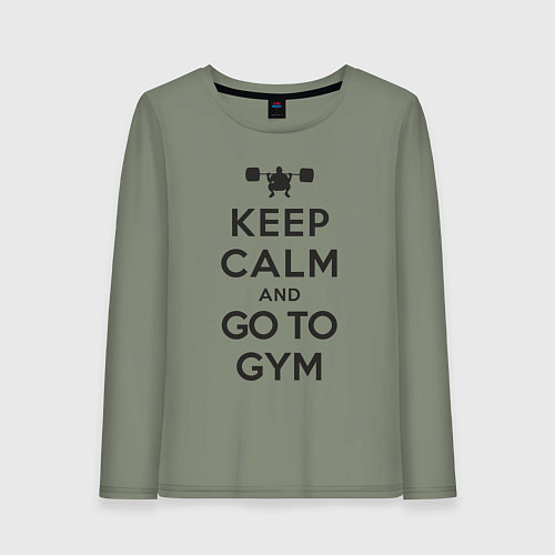 Женский лонгслив Go to gym / Авокадо – фото 1