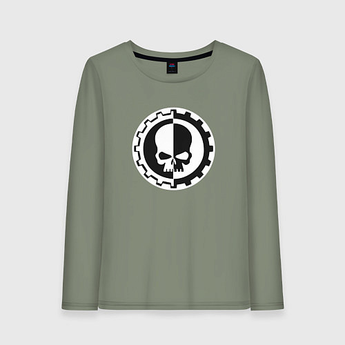 Женский лонгслив Вархаммер Механикус / Авокадо – фото 1