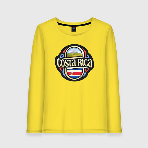Женский лонгслив My Costa Rica / Желтый – фото 1