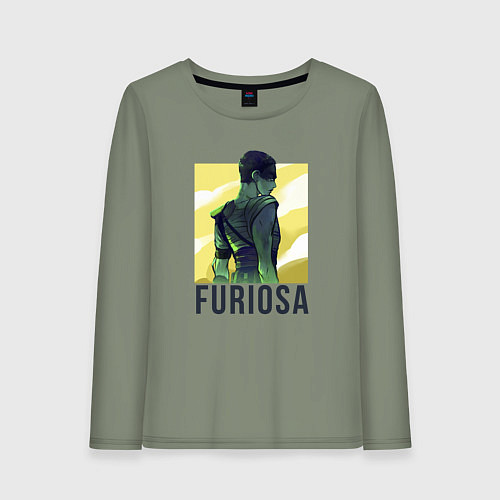 Женский лонгслив Фуриоса / Авокадо – фото 1