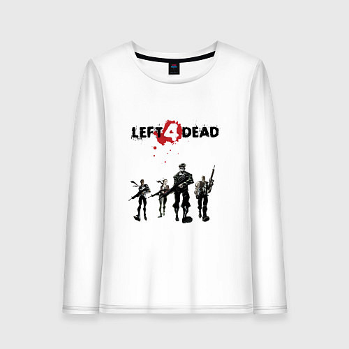 Женский лонгслив Выжившие Left 4 Dead / Белый – фото 1